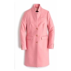 J Crew Regent Topcoat Heather Sorbet 8